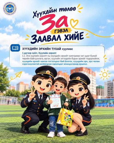 “ХҮҮХДИЙН ТӨЛӨӨ ЗА БОЛ ЗААВАЛ ХИЙЕ”